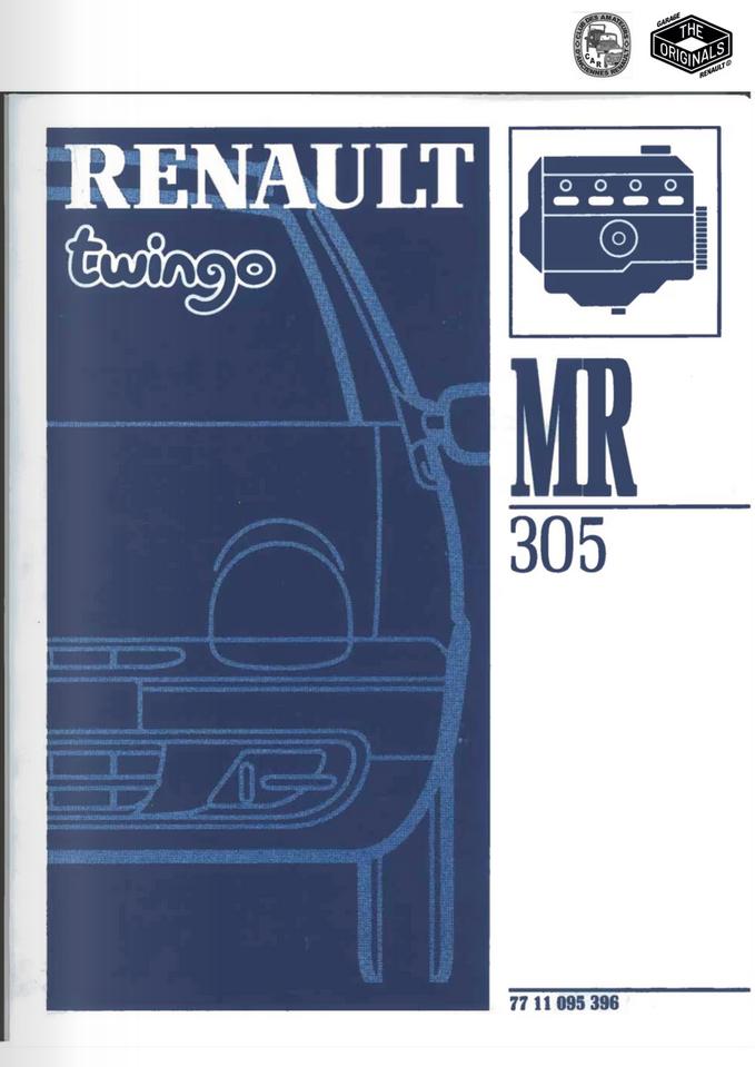 Manuels de réparation Mécanique Renault Twingo 1.